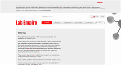 Desktop Screenshot of labempire.com