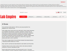 Tablet Screenshot of labempire.com